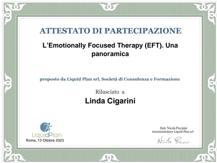 Certificato EFT